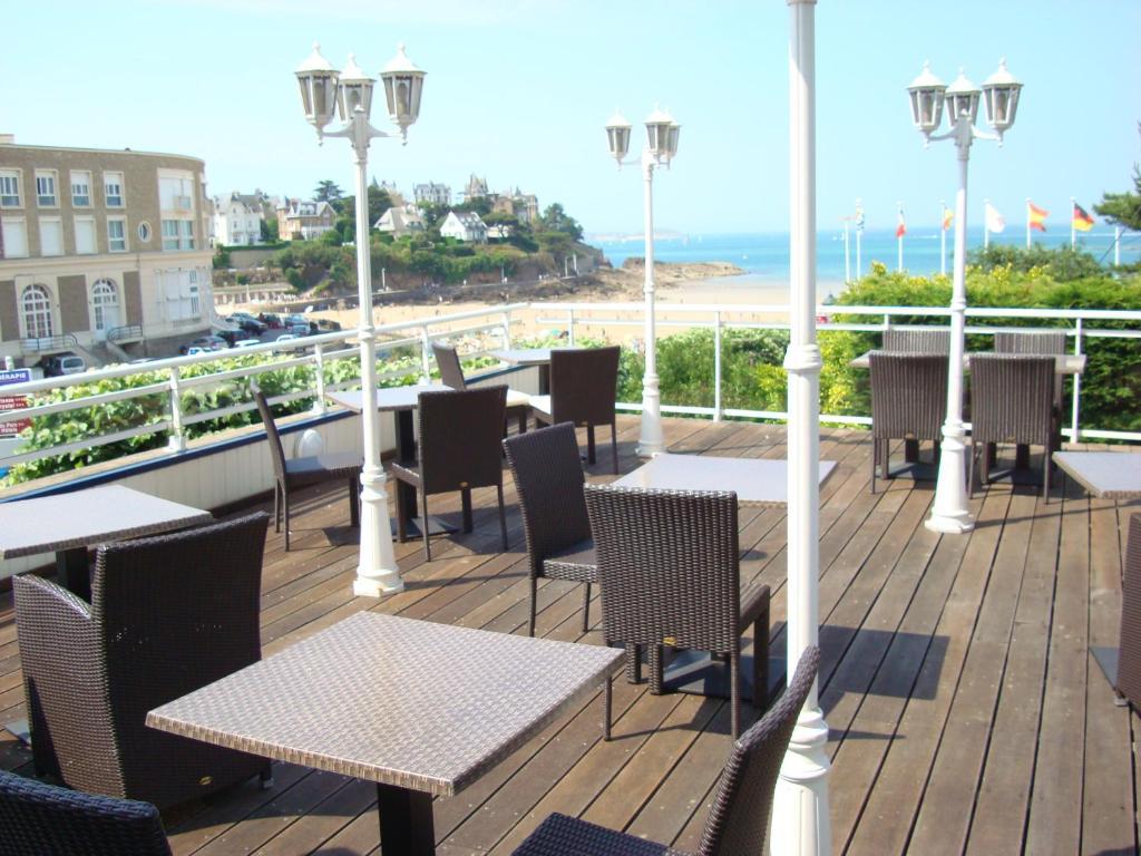 Hotel De La Plage Dinard Exterior foto